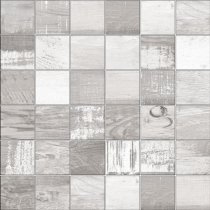 Aparici Chalkwood White Natural Mosaico 5x5 29.75x29.75