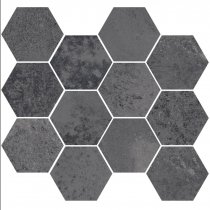 Aparici Corten Iron Natural Mosaico Hexagonal 30x28