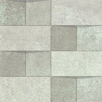 Apavisa Alchemy 7.0 White Hammered Mosaico Brick 29.75x29.75