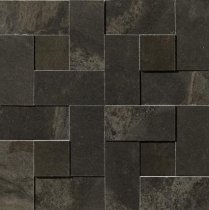 Apavisa Materia Black Natural Mosaic Brick 29.75x29.75