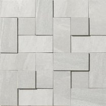 Apavisa Materia White Natural Mosaic Brick 29.75x29.75