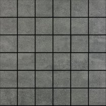 Apavisa Pelle Anthracite Natural Mosaic 5x5 29.75x29.75