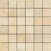 Apavisa Quartzstone Deco Beige Estructurado Mosaico 5x5 29.75x29.75