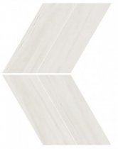Atlas Concorde Marvel Stone Bianco Dolomite Chevron Lappato 22.5x22.9