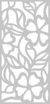 Ava Contemporanei Absolute Flowers White Lappato Rettificato 115x235.5