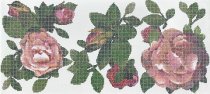 Bisazza Decori 10 Springrose Bianco A 129.1x290.5