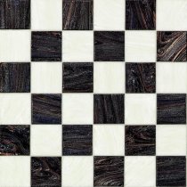 Bisazza Decori 50 Checkmate Black 30.8x30.8