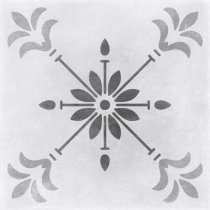 Cersanit Motley Пэчворк Цветы Серый 29.8x29.8