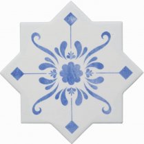 Cevica Becolors Star Decoro Stencil Electric Blue 13.25x13.25