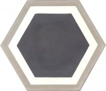 Couleurs And Matieres Cement Hexagones Gala1 01.10.36 17x17