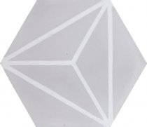 Couleurs And Matieres Cement Hexagones Ozu 07.10 17x17