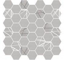 Delacora Baffin Gray Mosaic Dark 31.6x29.7