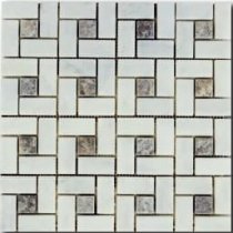 Diffusion Peter And Stone Mosaique Marbre Domino 30x30