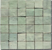 Diffusion Zellige Mosaic Vert Pale 42 30x30