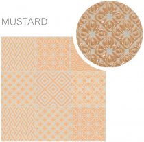 Elios Clay Pattern Mustard 10x10