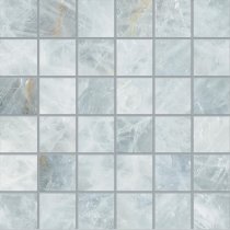 Emil Ceramica Tele Di Marmo Precious Mosaico 5x5 Crystal Azure Lappato 30x30