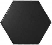 Equipe Scale Hexagon Black Matt 10.7x12.4