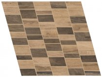 Ergon Wood Talk Mosaico Dyago Beige-Brown 29.8x29.8
