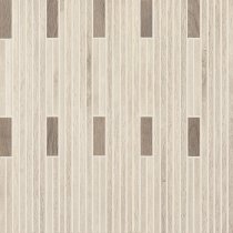 Ergon Wood Talk Mosaico Talk White-Grey 30x30