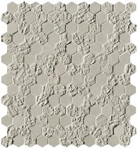 Fap Bloom Grey Print Esagono Mosaico 29.5x32.5