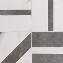 Fap Roma Stone Carrara Pietra Grey Deco Mosaico 30x30