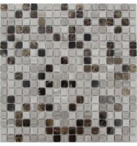 FK Marble Mix Mosaic Dark Wooden 15-4P 30.5x30.5
