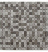 FK Marble Mix Mosaic Grey Velvet 15-4P 30.5x30.5