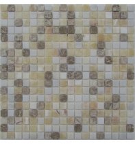 FK Marble Mix Mosaic White Cream 15-4T 30x30
