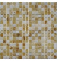 FK Marble Mix Mosaic White Golden Onyx 15-4P 30x30
