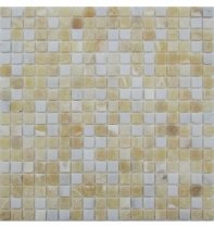 FK Marble Mix Mosaic White Golden Onyx 15-4T 30x30
