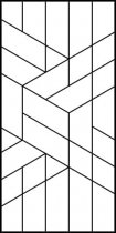 Flaviker Supreme Wide Decoro Tetris Statuario Venato Set 32 Pcs 120x240