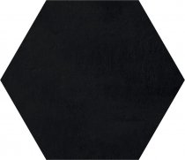 Gigacer Concrete Black Large Hexagon 6 Mm 36x31