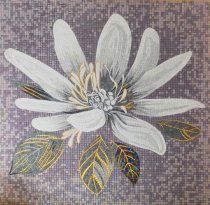 Irida Mosaic Art Цветок На Лиловом Фоне 150x150