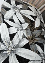 Irida Mosaic Art Лилии Черно-Белые 160.5x214
