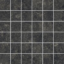Italon Room Stone Black Mosaico 30x30