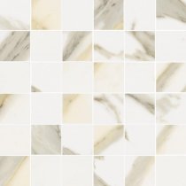 Italon Stellaris Calacatta Gold Mosaico 30x30