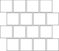 Keope Percorsi Quartz White Mosaico Burattato Str 31.5x31.5