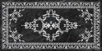 Керама Марацци Риальто Серый Тёмный Декорированный Лаппатированный 119.5x238.5