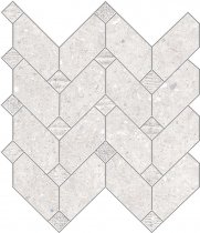 La Fabbrica Agglomerate Mosaico Freccia Pearl Nat Lapp 30x35