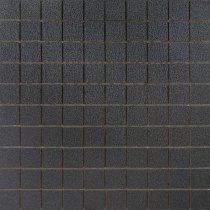 La Fabbrica Fusion Mosaico 3X3 Titanium Liscio Lap Rett Su Rete 32.6x32.6