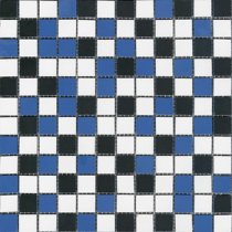 Land Gallery Slim Blue Multicolor Mosaico 2.5x2.5 29.75x29.75