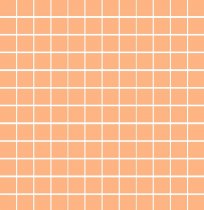 Land Gallery Slim Orange Mosaico 2.5x2.5 29.75x29.75