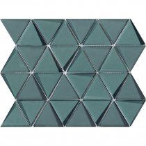 LAntic Colonial Effect Mosaics Triangle Emerald 31x26