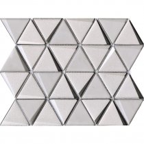 LAntic Colonial Effect Mosaics Triangle Silver 31x26
