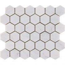 LAntic Colonial Essential Mosaics Hexagon Persian White 25.8x29.1