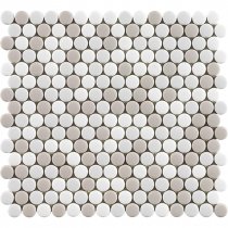 LAntic Colonial Glaze Mosaics Dots Beiges Matt 31.5x29