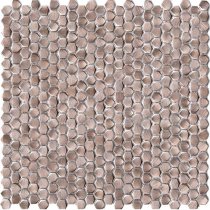 LAntic Colonial Gravity Mosaics Aluminium Hexagon Rose Gold 30.7x30.4