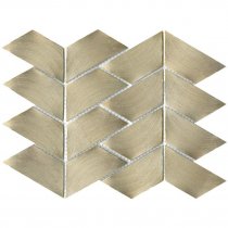 LAntic Colonial Gravity Mosaics Aluminium Trace Gold 22.1x28.1