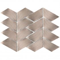 LAntic Colonial Gravity Mosaics Aluminium Trace Rose Gold 22.1x28.1