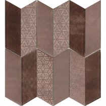 LAntic Colonial Rhomboid Mosaics Chocolate 29.8x29.8